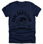 Personalisierbares Vatertag T-Shirt – Cool Dad’s Club – Wunschjahr EST. 2024 / 2025 – Geschenk für Papa zum Vatertag – Retro Dad Shirt - pure|custom.