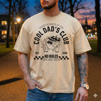 Personalisierbares Vatertag T-Shirt – Cool Dad’s Club – Wunschjahr EST. 2024 / 2025 – Geschenk für Papa zum Vatertag – Retro Dad Shirt - pure|custom.