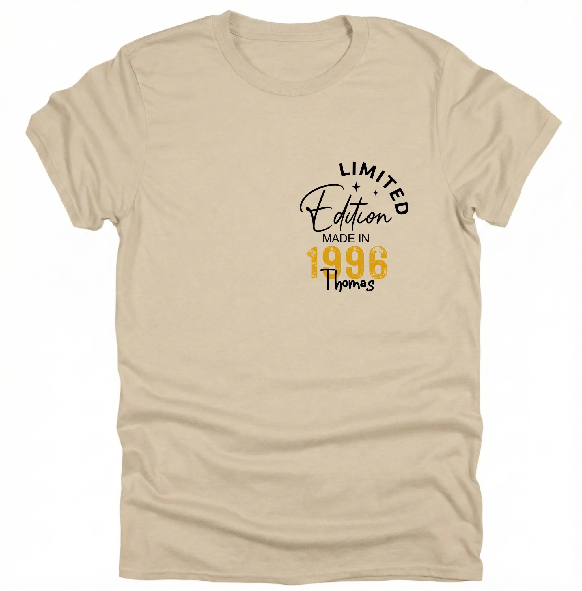 Personalisierter 30. Geburtstag Shirt – Limited Edition Made in 1996 – Wunschname & Jahr – Geschenkidee für Männer zum 30. – Shirt Sweater Hoodie - pure|custom.