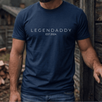 Personalisierbares „LEGENDADDY“ T-Shirt – Das ultimative Papa Geschenk für (werdende) Väter | Wunschjahr Est. [Dein Jahr] - pure|custom.