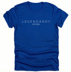 Personalisierbares „LEGENDADDY“ T-Shirt – Das ultimative Papa Geschenk für (werdende) Väter | Wunschjahr Est. [Dein Jahr] - pure|custom.