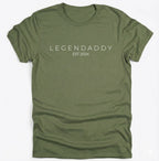 Personalisierbares „LEGENDADDY“ T-Shirt – Das ultimative Papa Geschenk für (werdende) Väter | Wunschjahr Est. [Dein Jahr] - pure|custom.