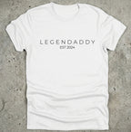 Personalisierbares „LEGENDADDY“ T-Shirt – Das ultimative Geschenk für (werdende) Väter | Wunschjahr Est. [Dein Jahr] - pure|custom.