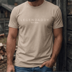 Personalisierbares „LEGENDADDY“ T-Shirt – Das ultimative Papa Geschenk für (werdende) Väter | Wunschjahr Est. [Dein Jahr] - pure|custom.