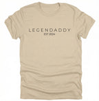 Personalisierbares „LEGENDADDY“ T-Shirt – Das ultimative Geschenk für (werdende) Väter | Wunschjahr Est. [Dein Jahr] - pure|custom.