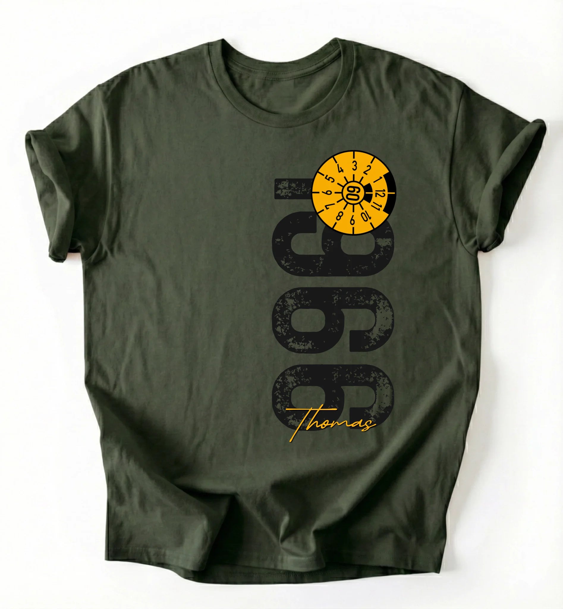 60. Geburtstag Personalisierbar 1966 Zustand entspricht Alter und Laufleistung TÜV Lustiges Mechaniker Geschenk T-Shirt oder Sweatshirt copy - pure|custom.