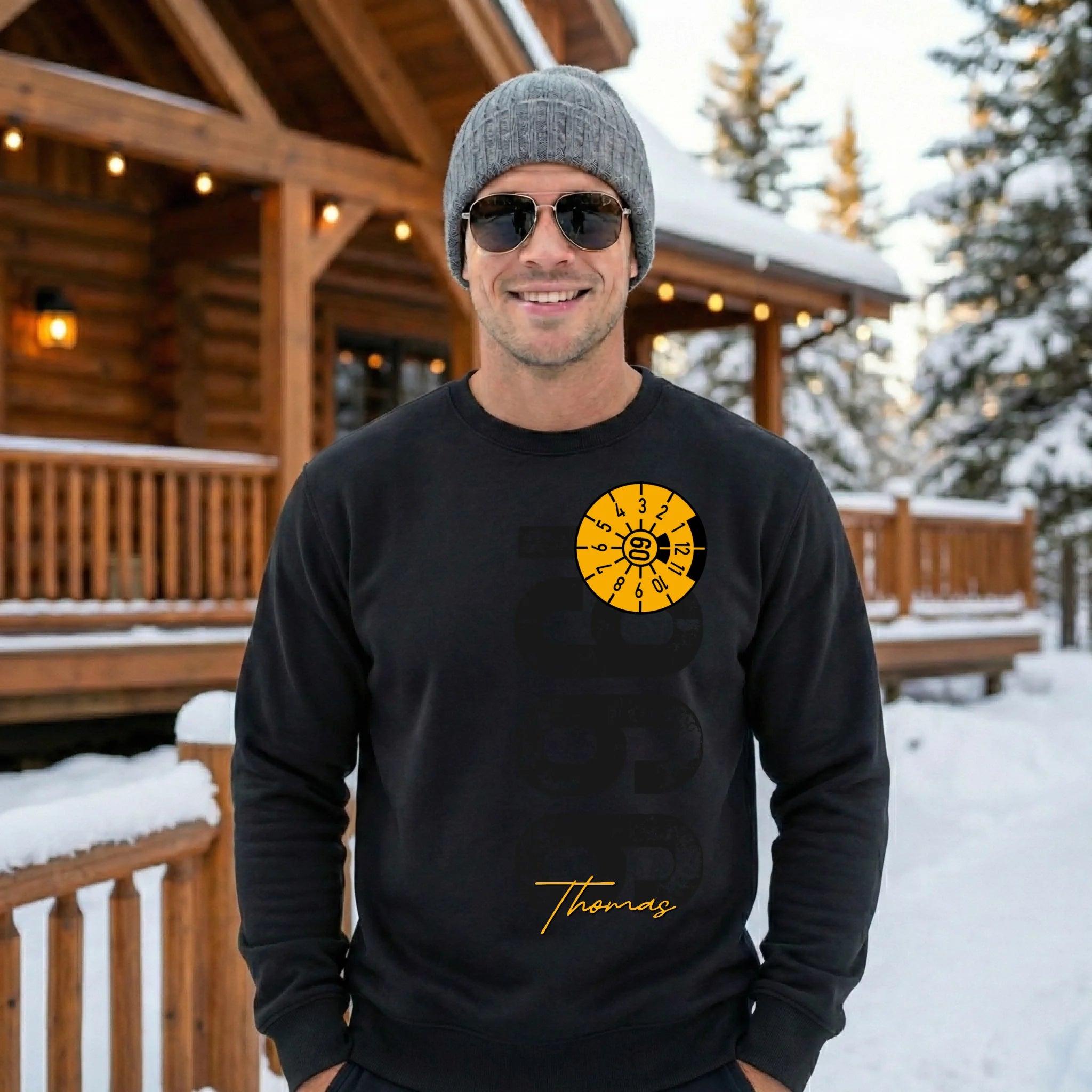 60. Geburtstag Personalisierbar 1966 Zustand entspricht Alter und Laufleistung TÜV Lustiges Mechaniker Geschenk T-Shirt oder Sweatshirt copy - pure|custom.