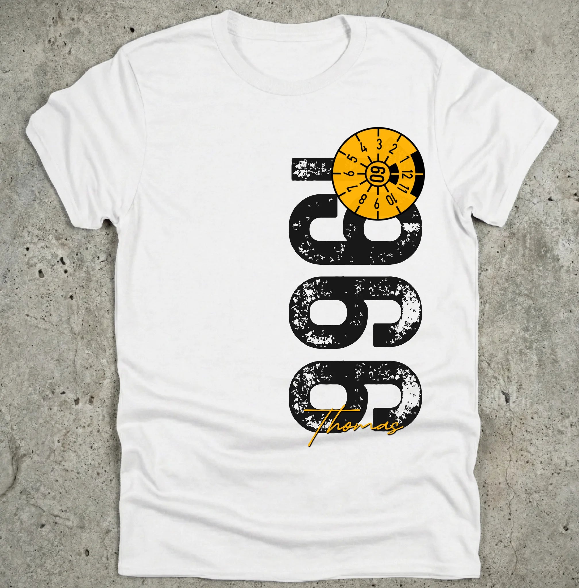 60. Geburtstag Personalisierbar 1966 Zustand entspricht Alter und Laufleistung TÜV Lustiges Mechaniker Geschenk T-Shirt oder Sweatshirt copy - pure|custom.