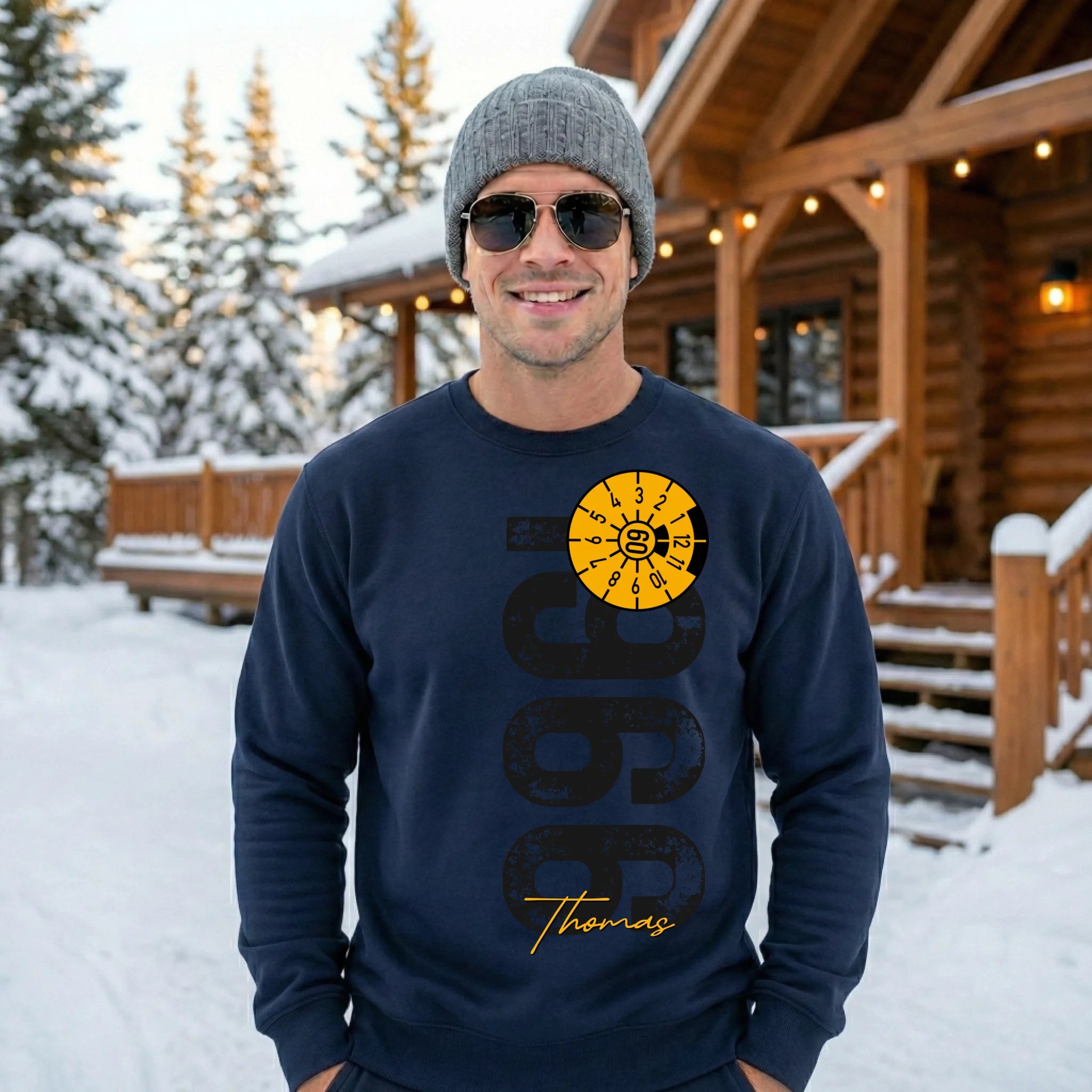 60. Geburtstag Personalisierbar 1966 Zustand entspricht Alter und Laufleistung TÜV Lustiges Mechaniker Geschenk T-Shirt oder Sweatshirt copy - pure|custom.