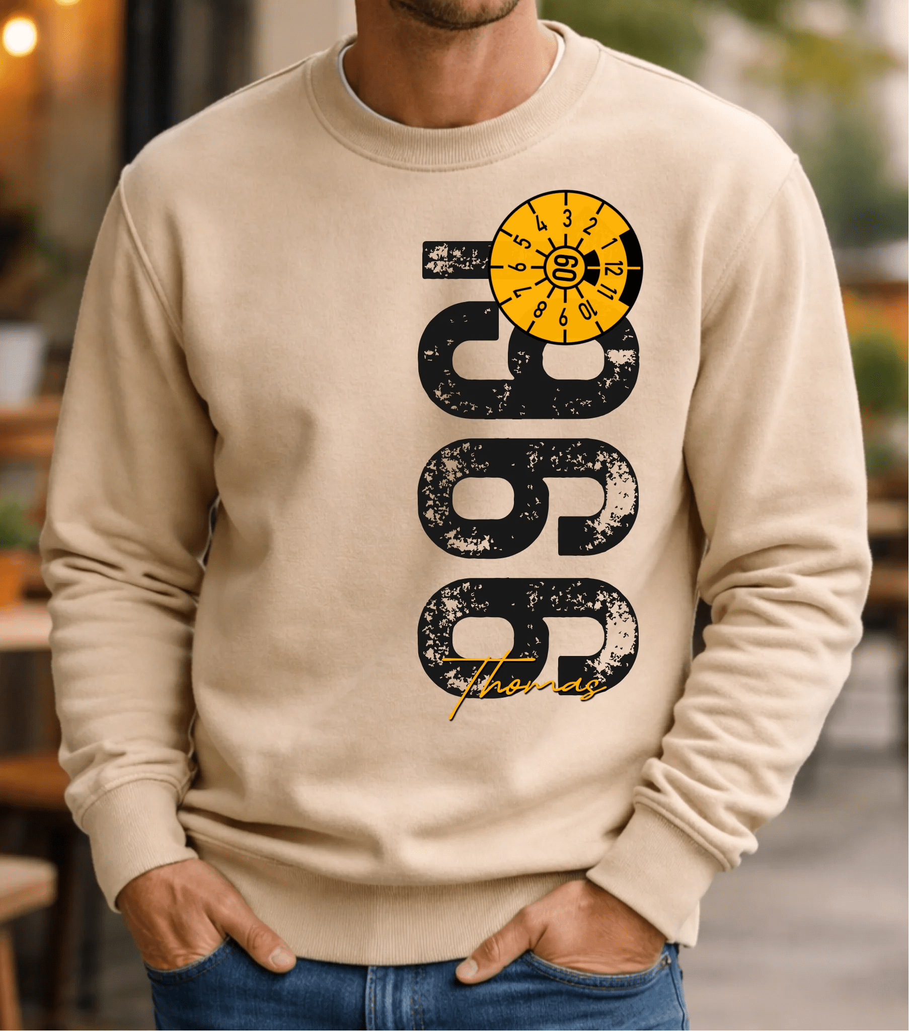 60. Geburtstag Personalisierbar 1966 Zustand entspricht Alter und Laufleistung TÜV Lustiges Mechaniker Geschenk T-Shirt oder Sweatshirt copy - pure|custom.