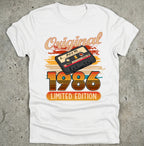 50. Geburtstag Geschenk 1976 Personalisiert Name Vintage Kassette T-Shirt Hoodie Sweatshirt Männer Frauen Original Limited Edition 50 Jahre - pure|custom.