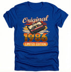 50. Geburtstag Geschenk 1976 Personalisiert Name Vintage Kassette T-Shirt Hoodie Sweatshirt Männer Frauen Original Limited Edition 50 Jahre - pure|custom.
