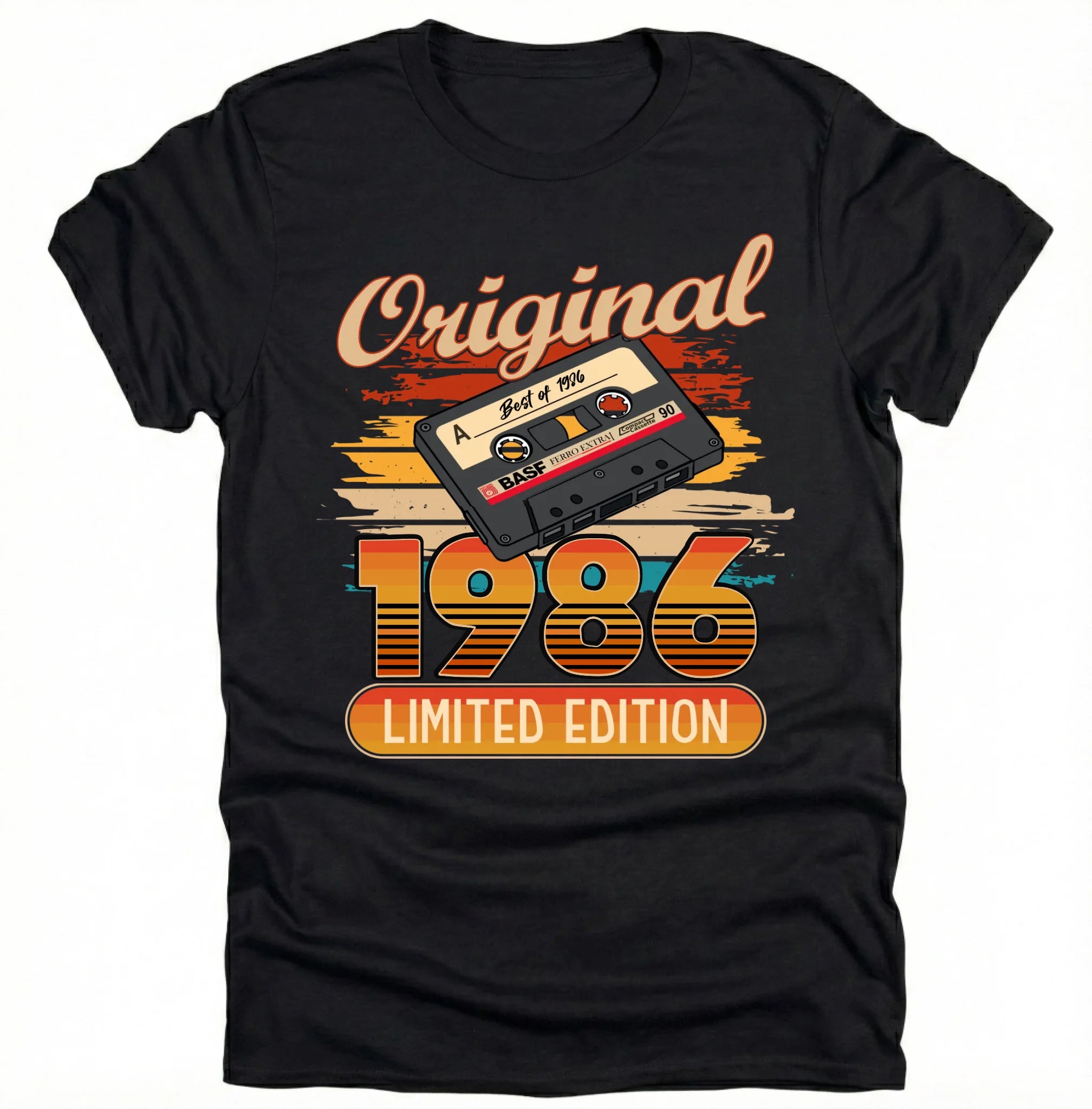 70. Geburtstag Geschenk 1956 Personalisiert Name Vintage Kassette T-Shirt Hoodie Sweatshirt Männer Frauen Original Limited Edition 70 Jahre - pure|custom.