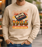 50. Geburtstag Geschenk 1976 Personalisiert Name Vintage Kassette T-Shirt Hoodie Sweatshirt Männer Frauen Original Limited Edition 50 Jahre - pure|custom.