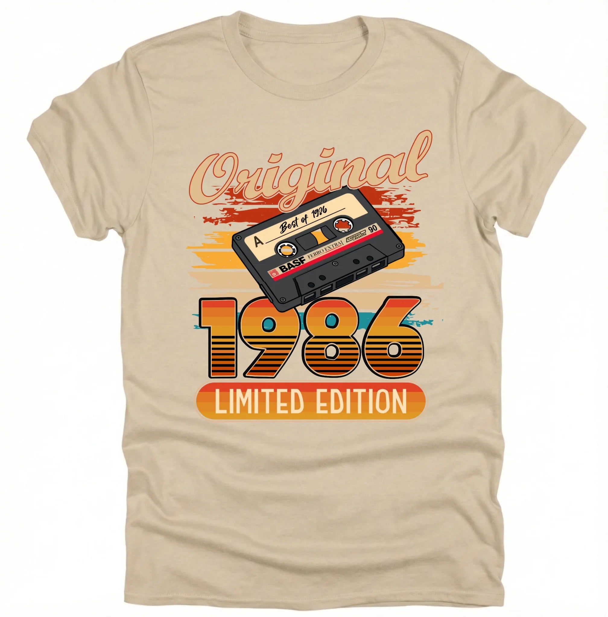 70. Geburtstag Geschenk 1956 Personalisiert Name Vintage Kassette T-Shirt Hoodie Sweatshirt Männer Frauen Original Limited Edition 70 Jahre - pure|custom.