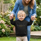 Personalisierter Kinder Hoodie zum 1. Geburtstag – Modell "One - derful" mit Wunschname - pure|custom.