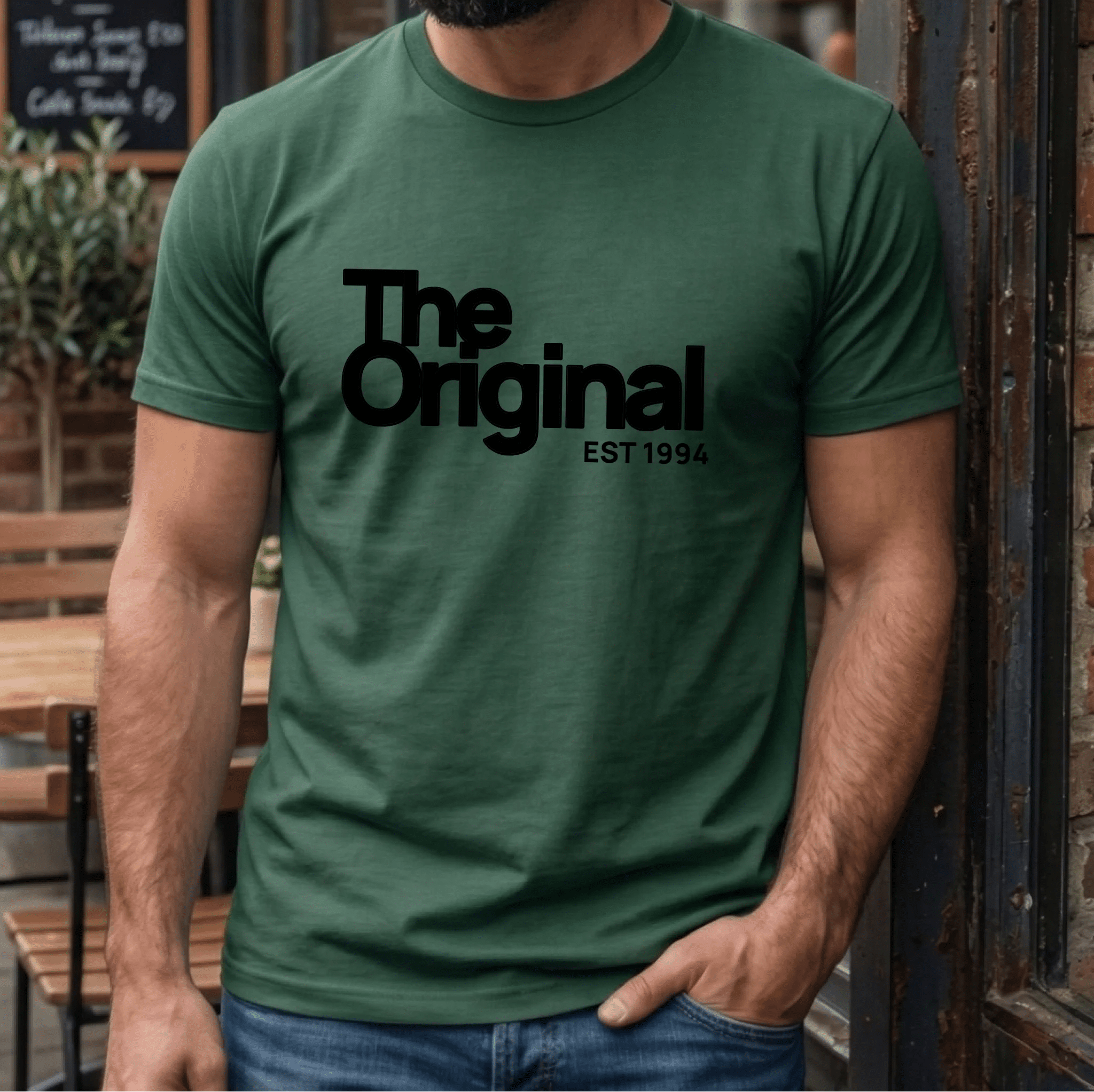 The Original & The Remix 2 - Partnerlook Set: Herren T-Shirt oder Baby - Body (einzeln oder als Set kaufbar) – Personalisiertes Geschenk für Vater & Kind - pure|custom.