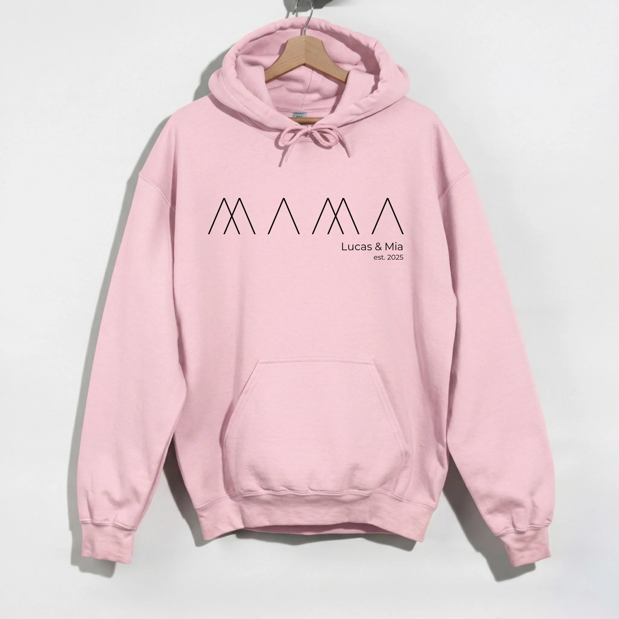 Hoodie light pink 6573