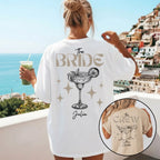JGA Frauen T-Shirt Sand weiss Rücken 2
