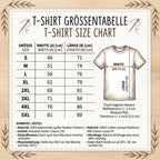 Größentabelle Unisex T-Shirt