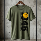 T-Shirt mitilär grün hängend