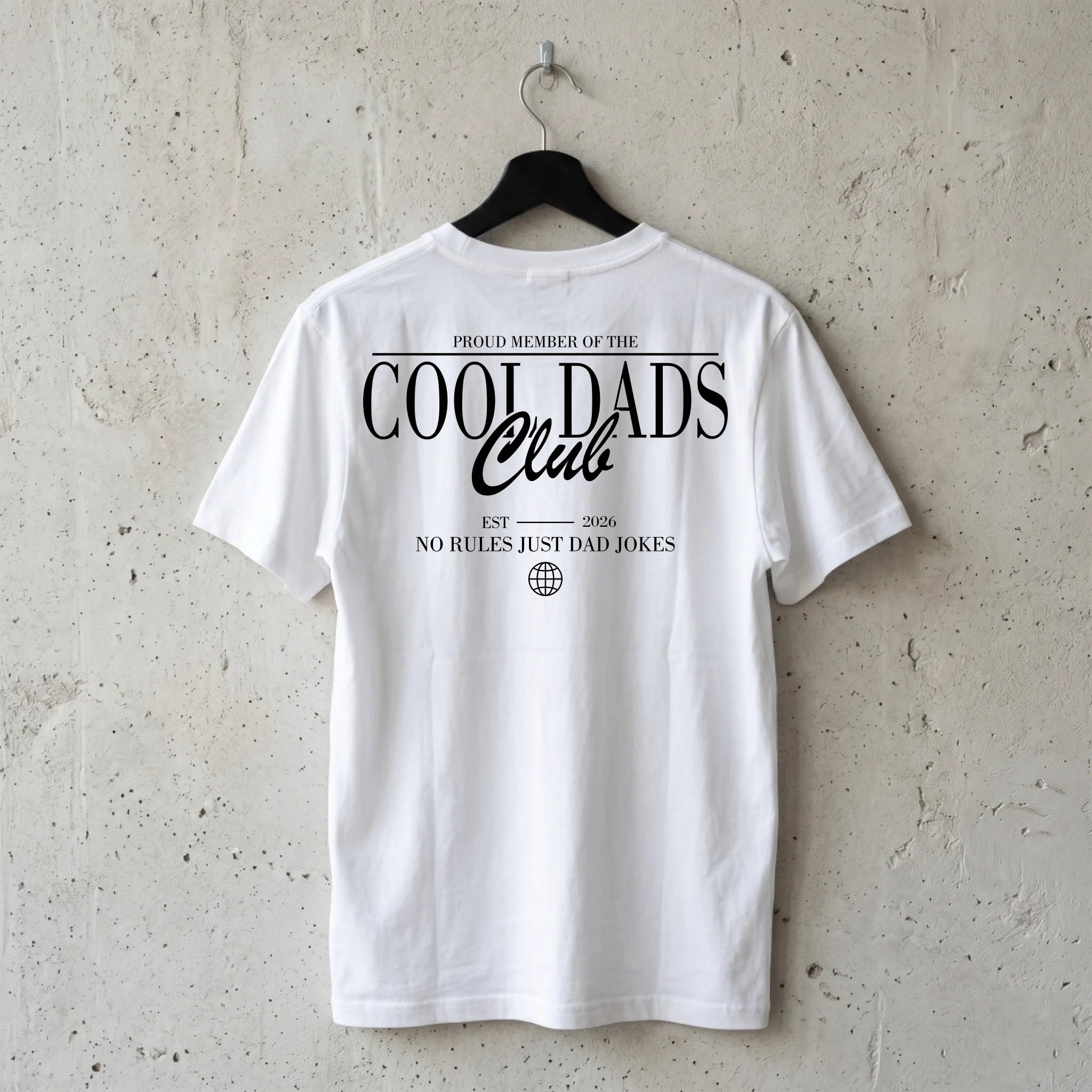 Shirt Hängend Rücken Weiß
