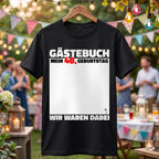 Shirt schwarz hängend party garten style