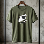 T-Shirt mitilär grün hängend