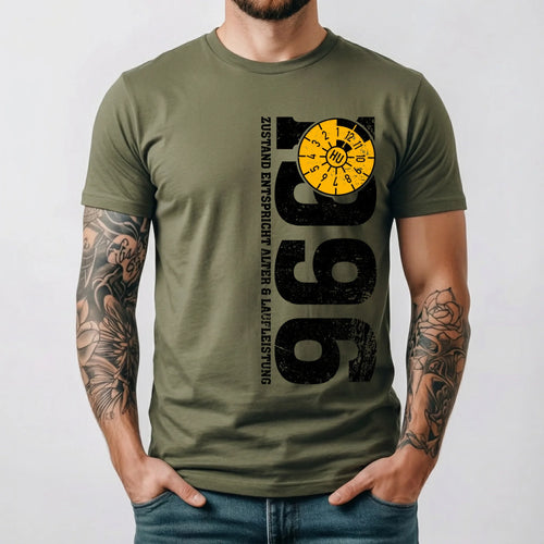 t-shirt militär grün