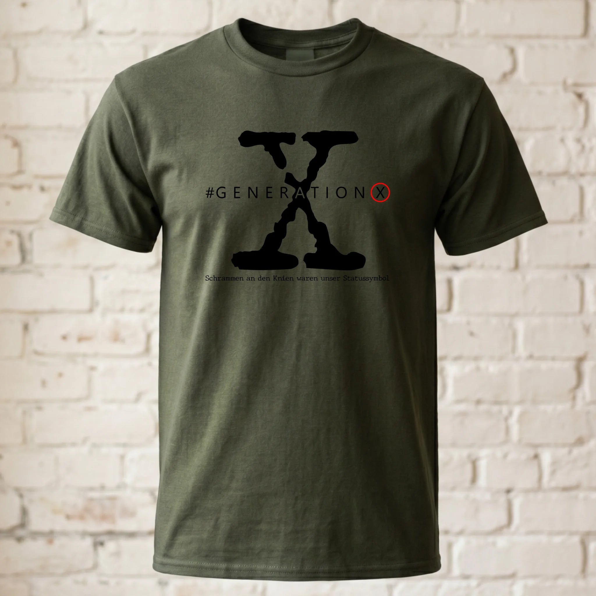 T-Shirt ghosted militär grün 2