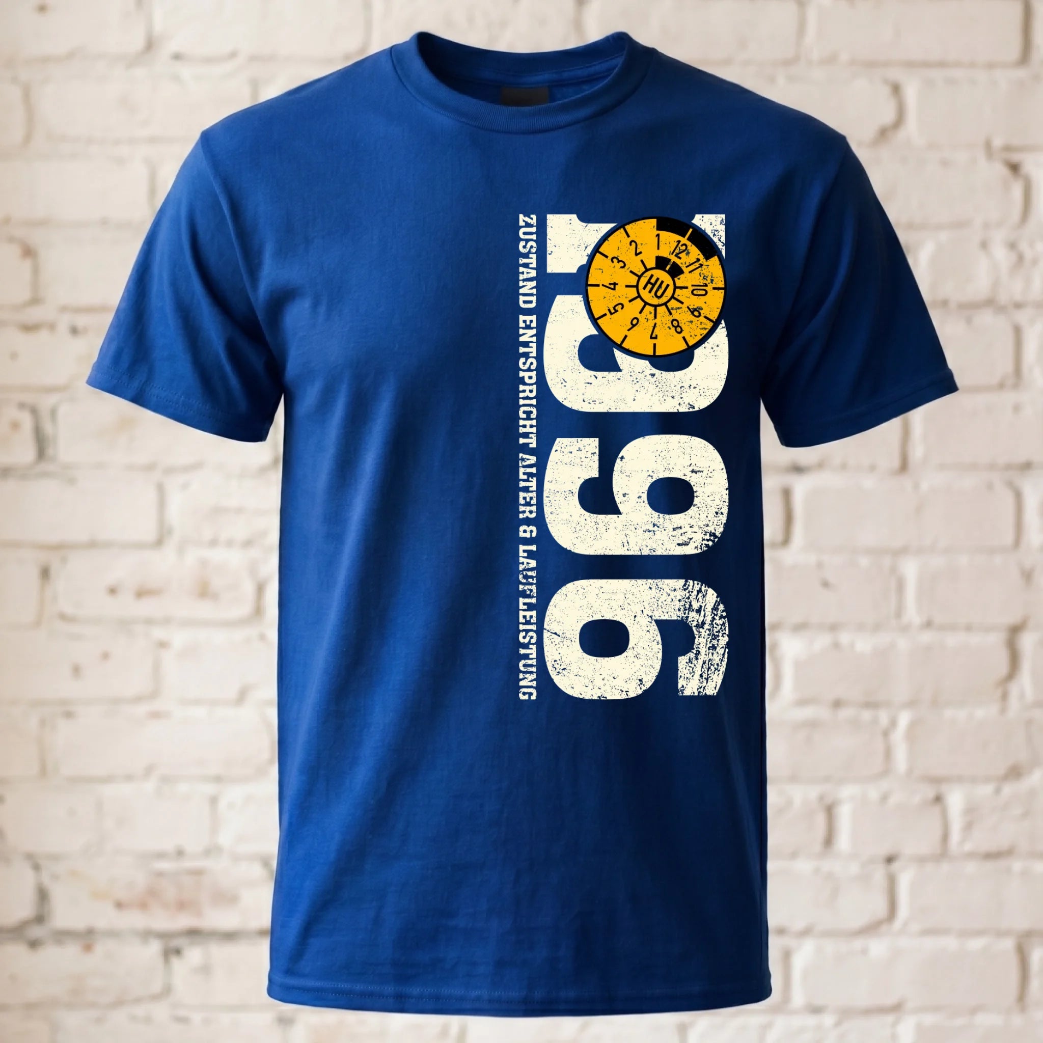 T-Shirt ghosted royal blau 2