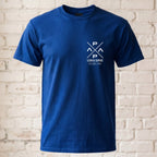 T-Shirt ghosted royal blau 2