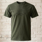 T-Shirt ghosted militär grün 2
