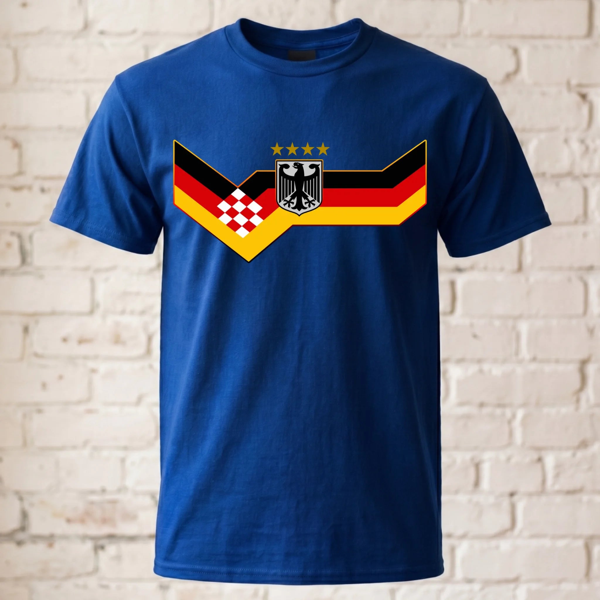 T-Shirt ghosted royal blau 2