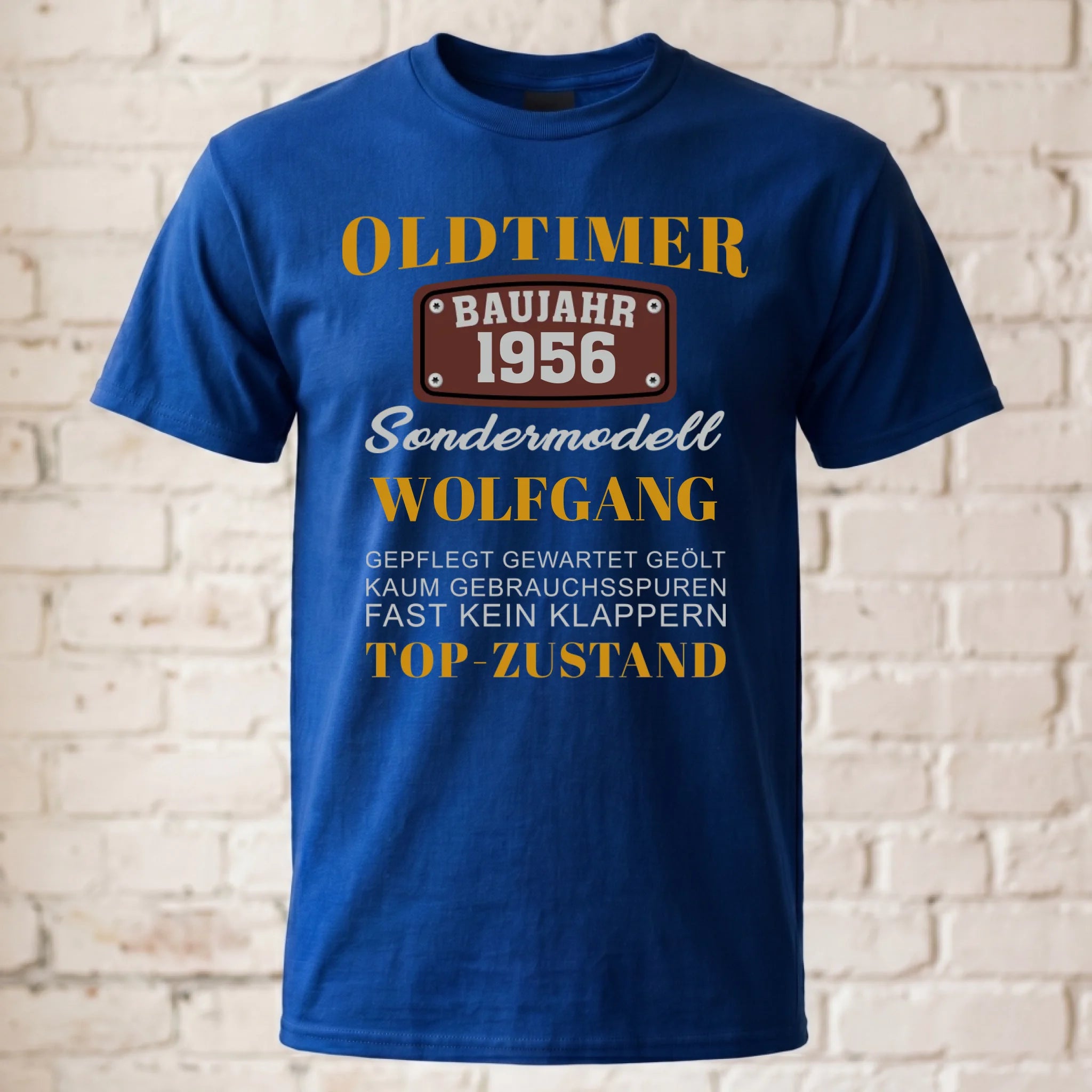 T-Shirt ghosted royal blau 2