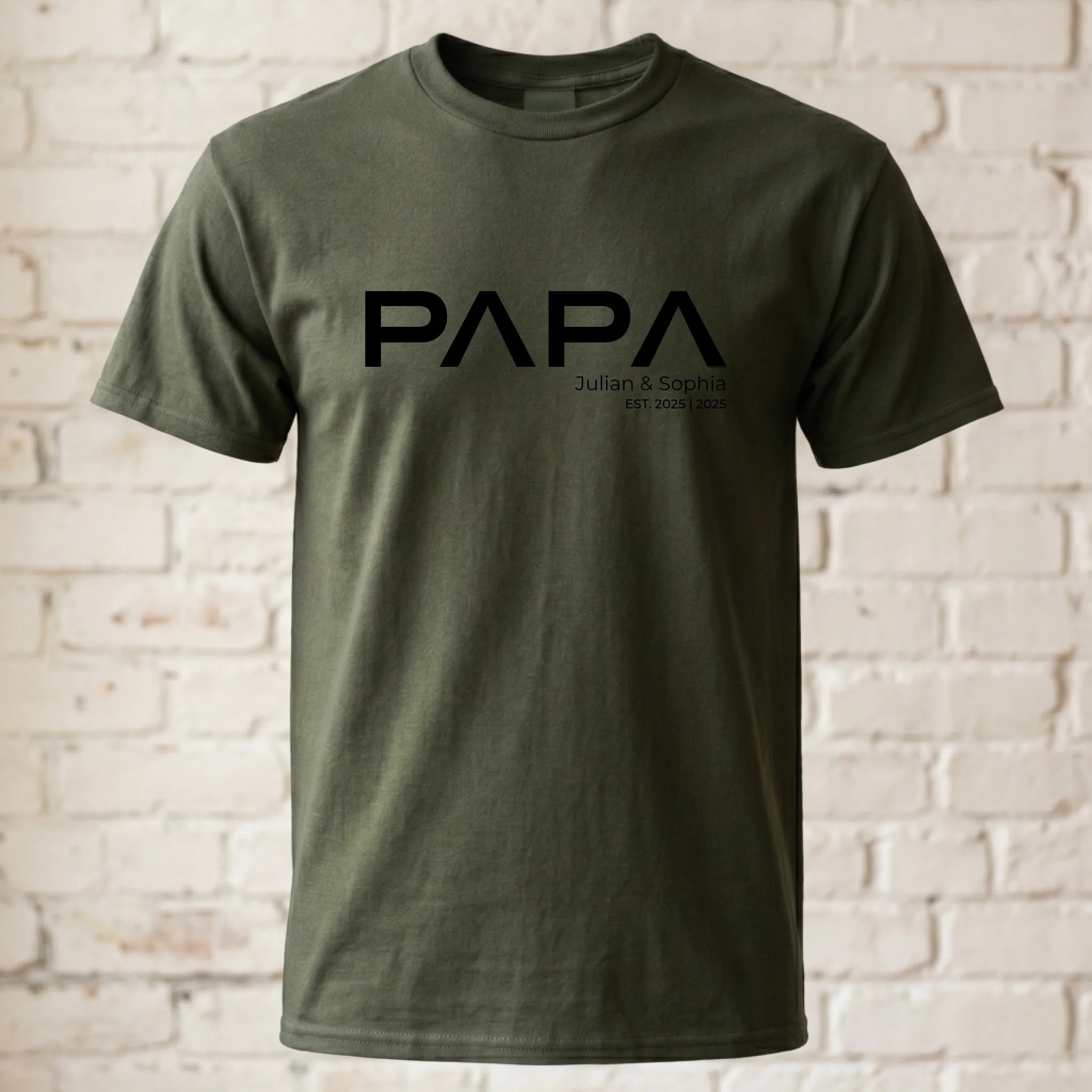 T-Shirt ghosted militär grün 2