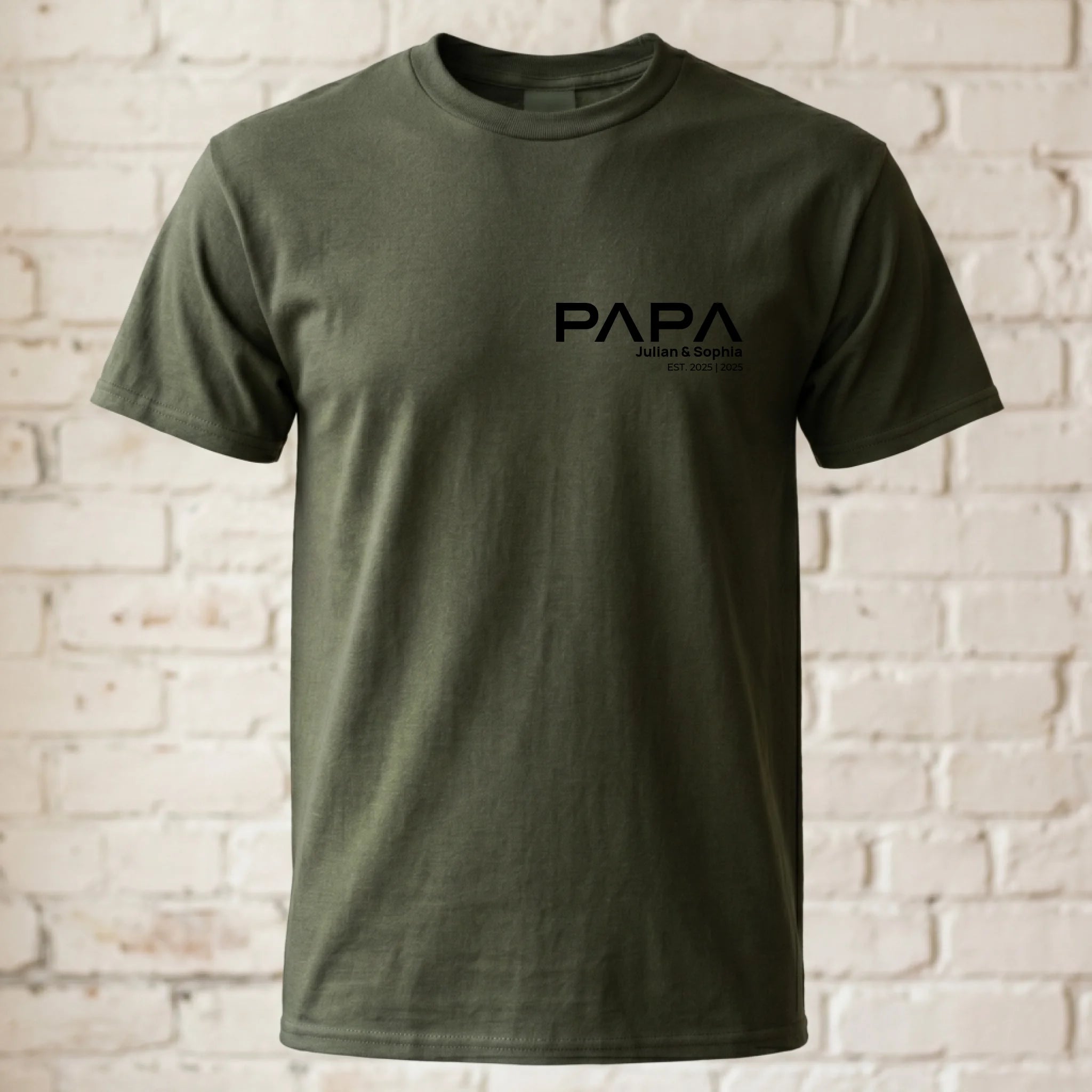T-Shirt ghosted militär grün 2