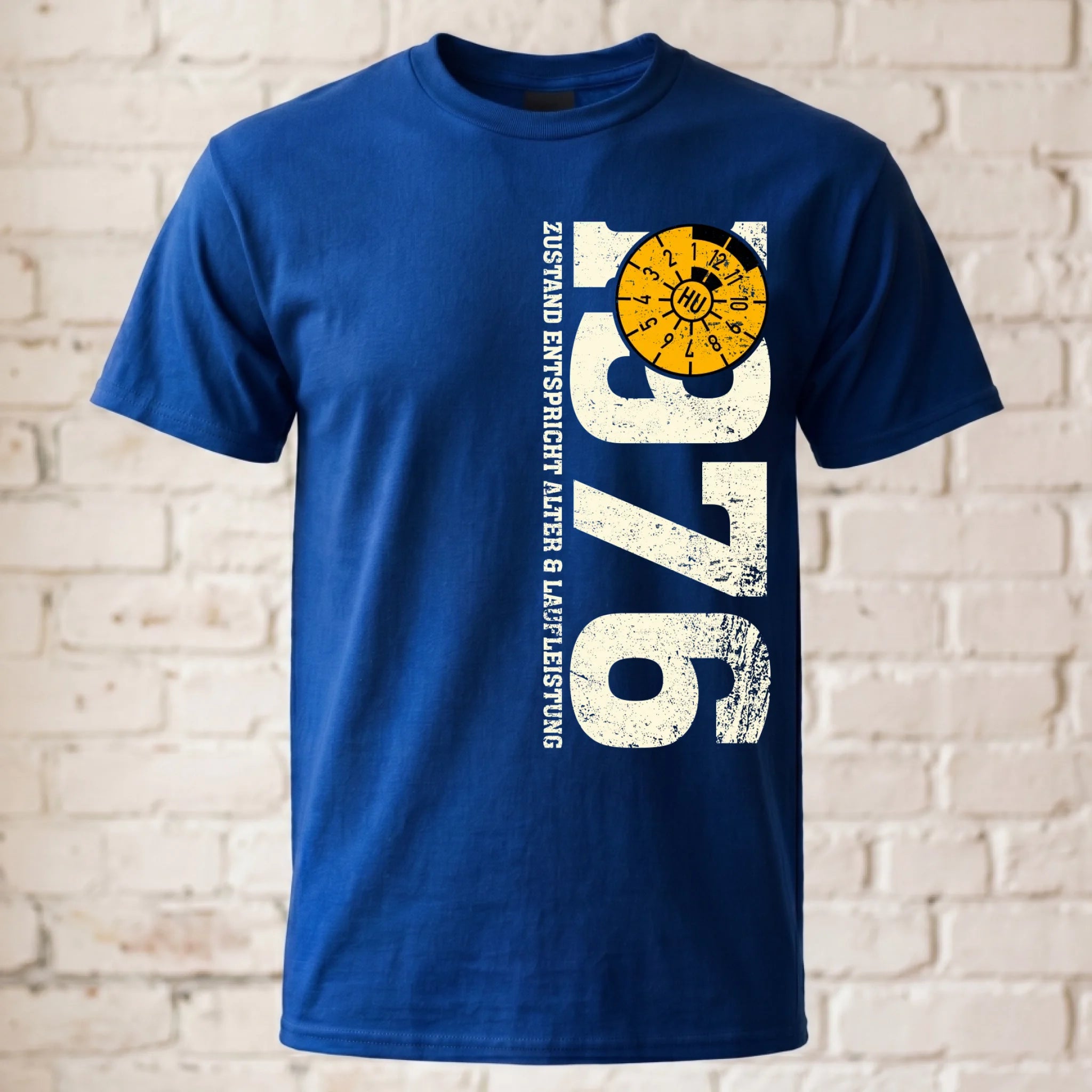 T-Shirt ghosted royal blau 2