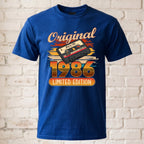 T-Shirt ghosted royal blau 2