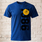 T-Shirt ghosted royal blau 2