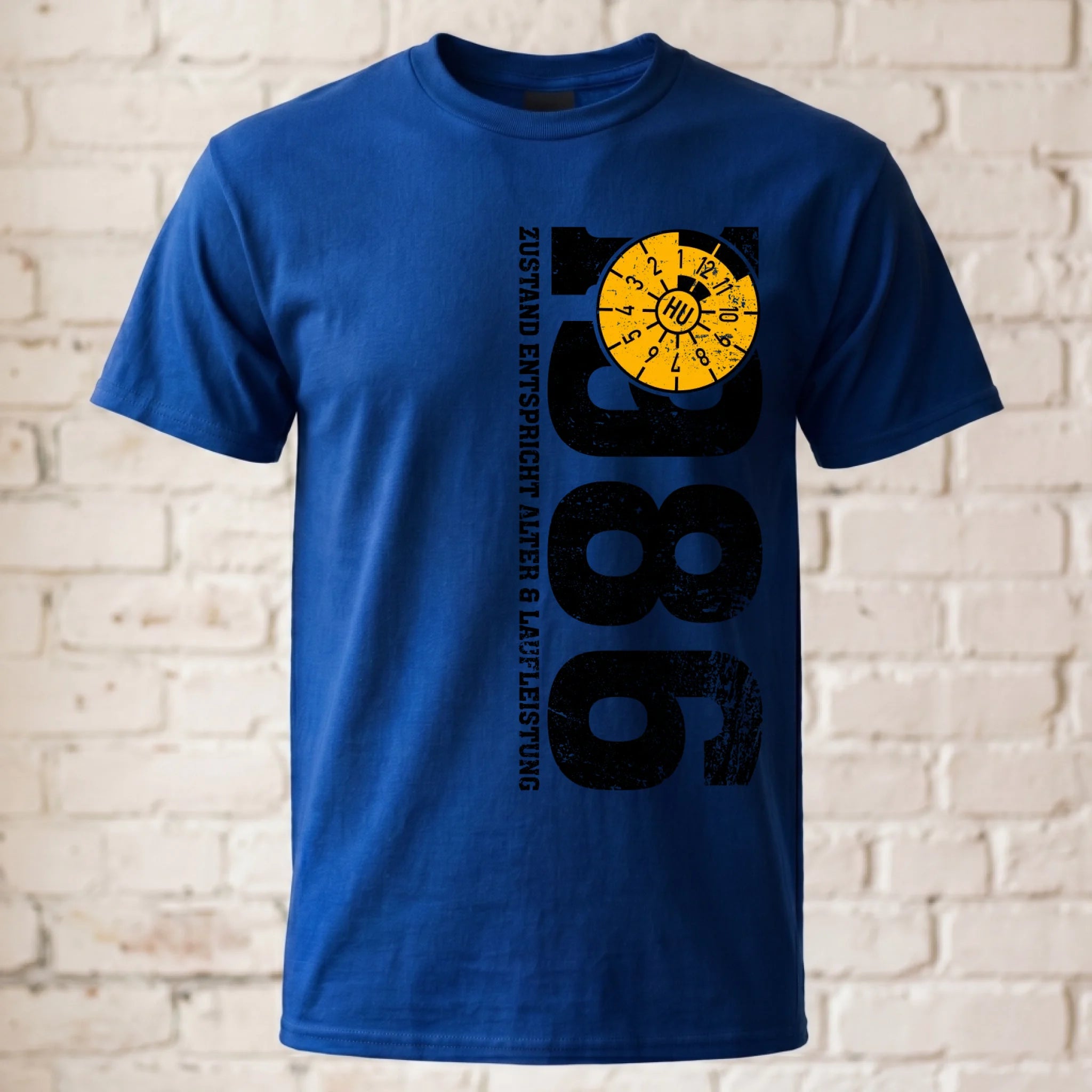 T-Shirt ghosted royal blau 2
