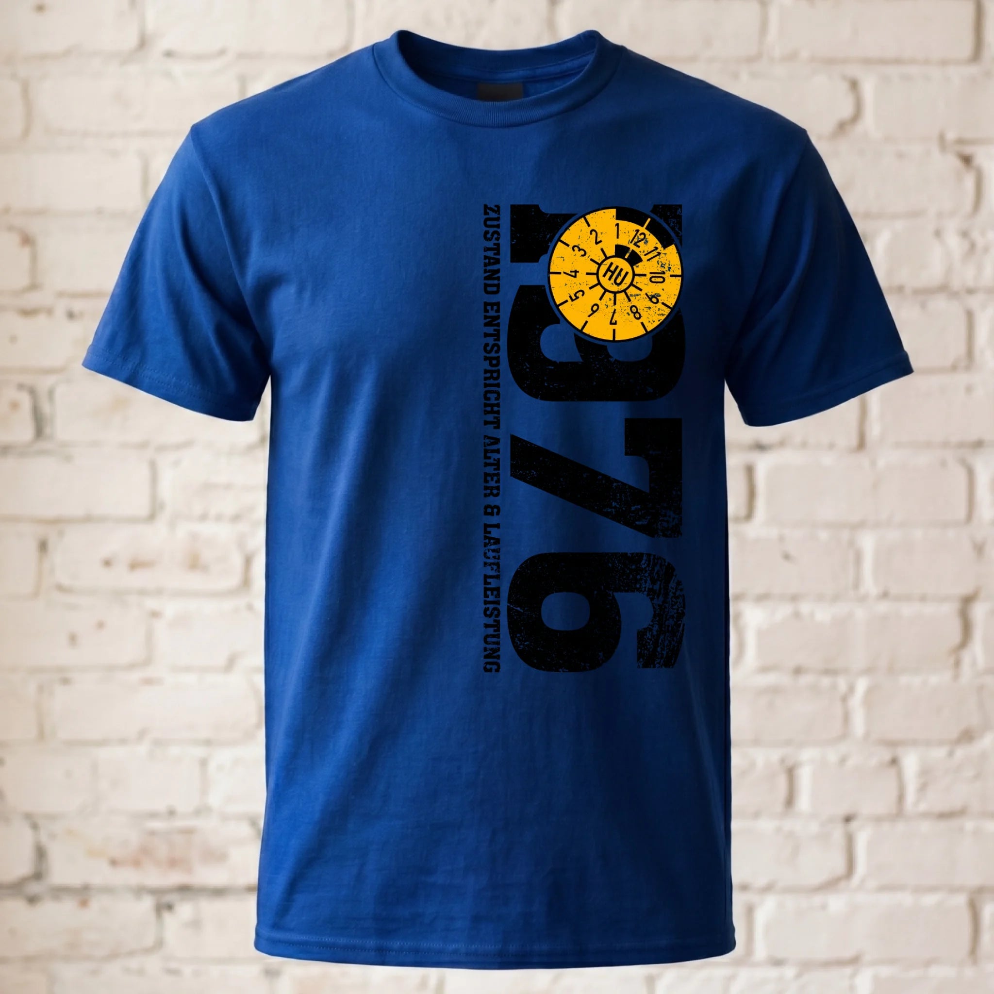 T-Shirt ghosted royal blau 2