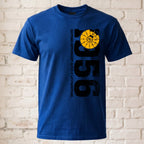 T-Shirt ghosted royal blau 2