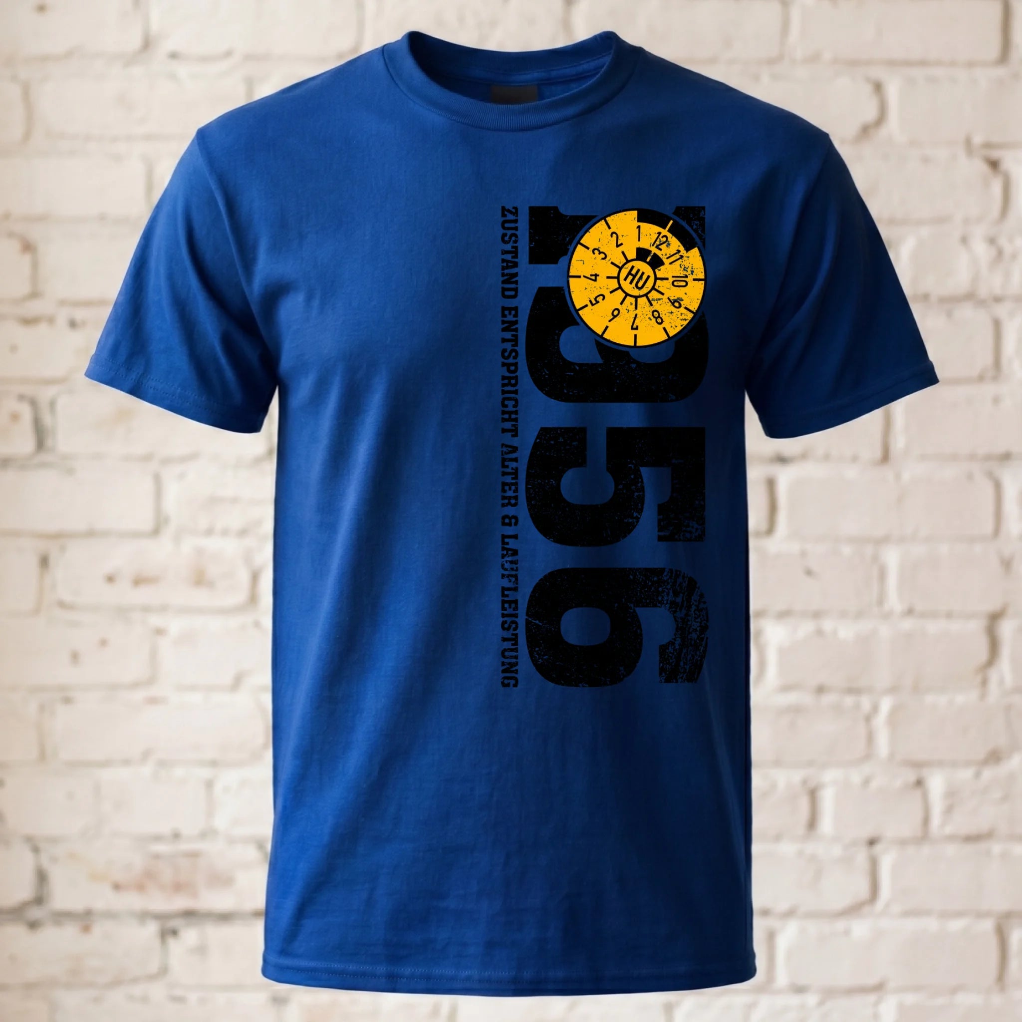 T-Shirt ghosted royal blau 2