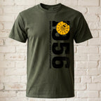 T-Shirt ghosted militär grün 2