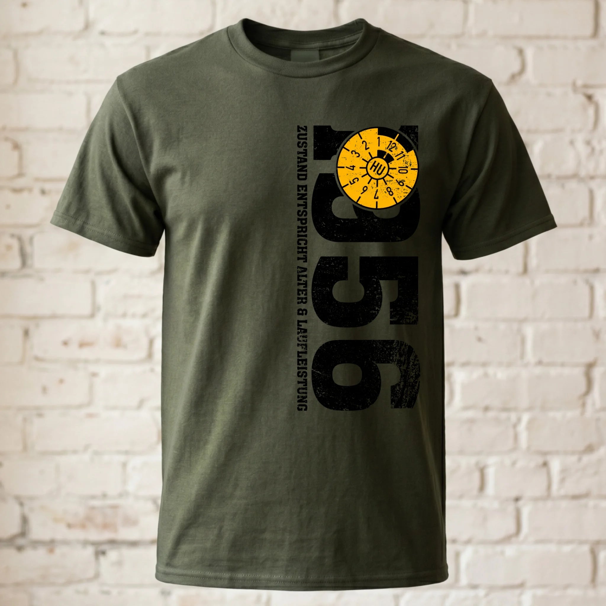 T-Shirt ghosted militär grün 2