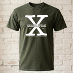 T-Shirt ghosted militär grün 2