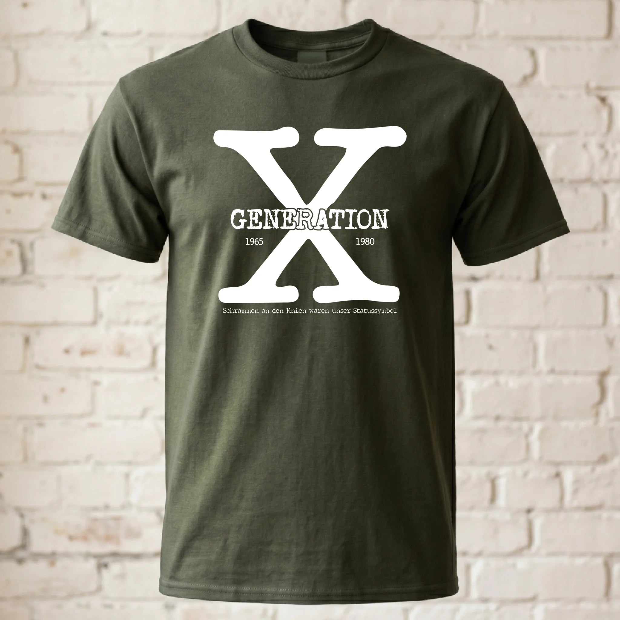 T-Shirt ghosted militär grün 2