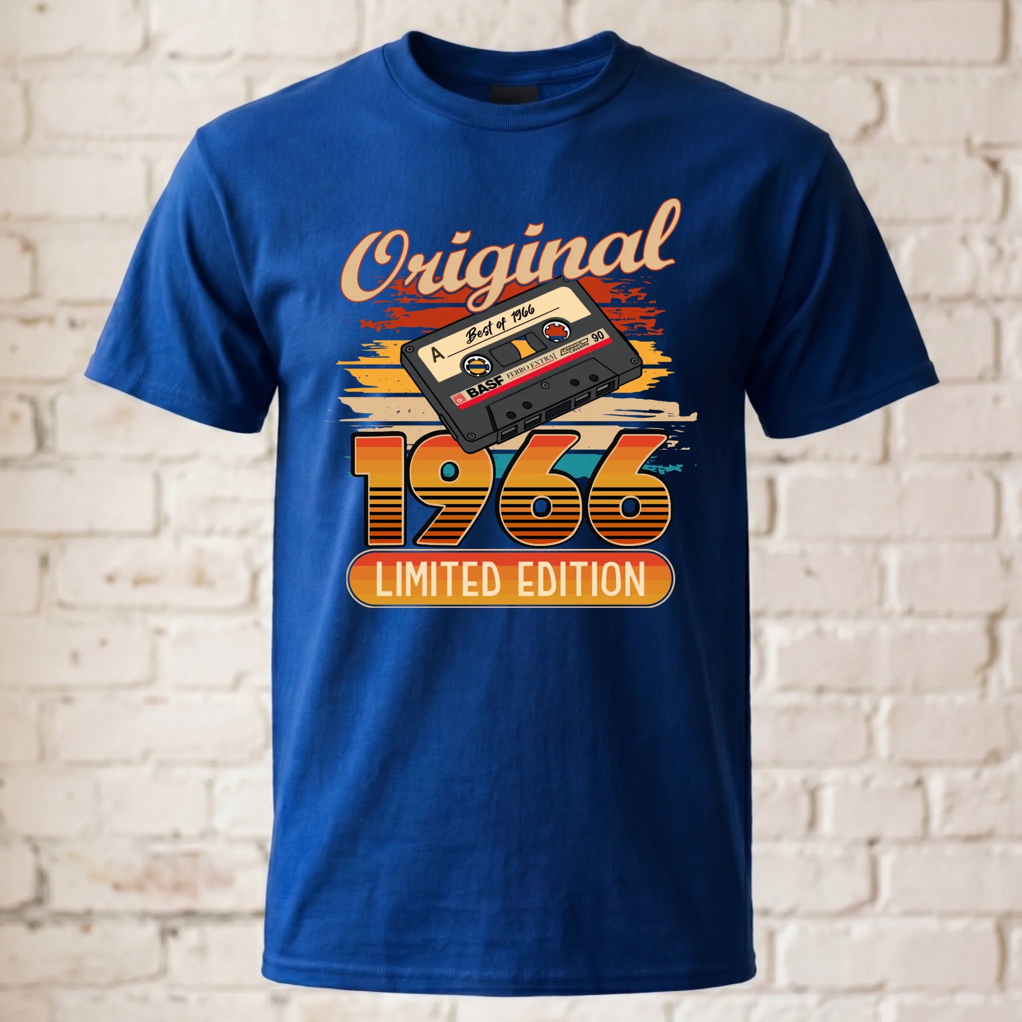 T-Shirt ghosted royal blau 2