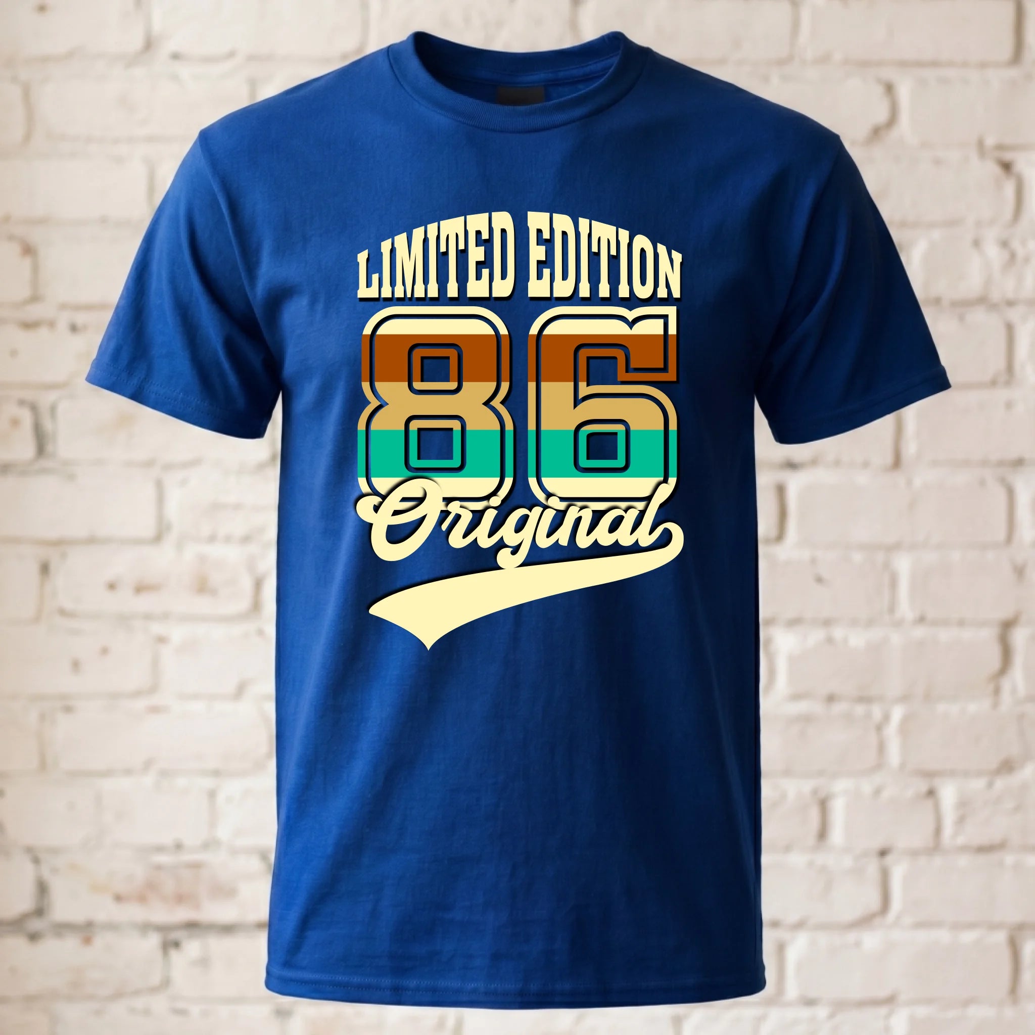 T-Shirt ghosted royal blau 2